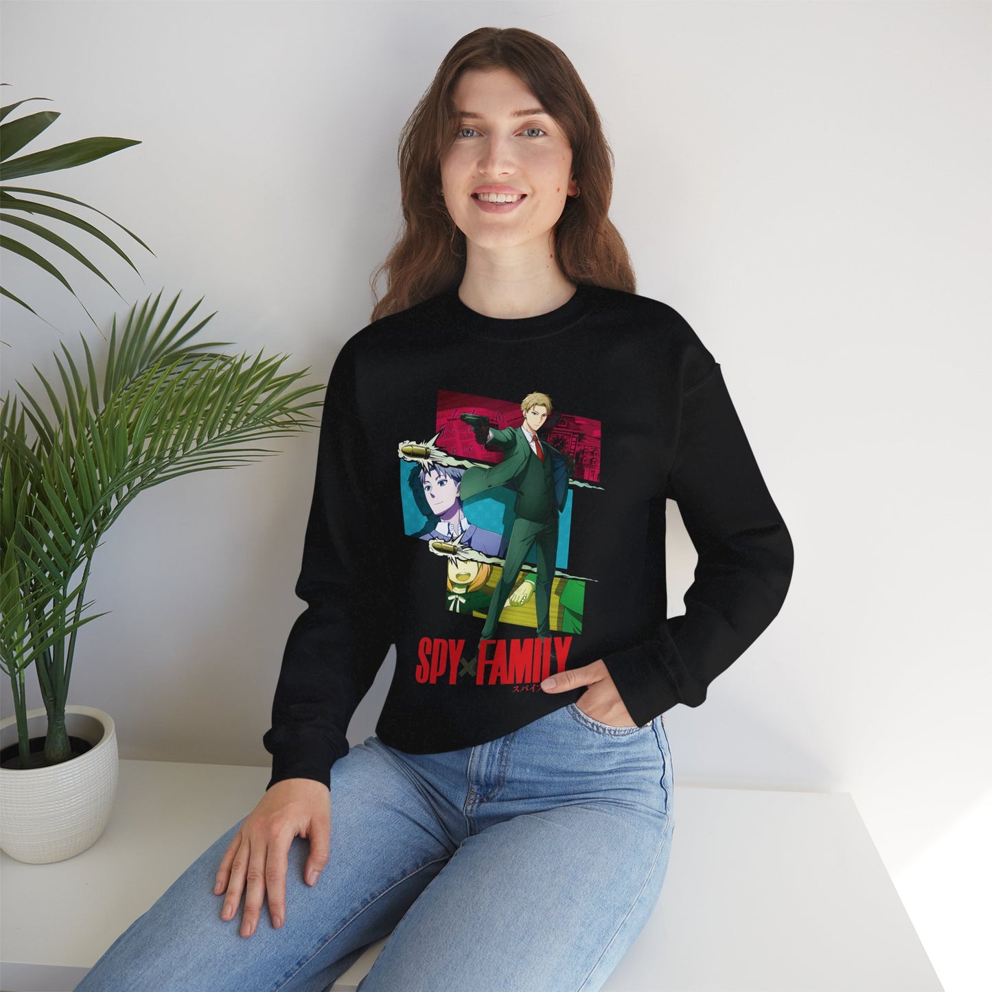 Loid Forger Unisex Heavy Blend Crewneck Sweatshirt