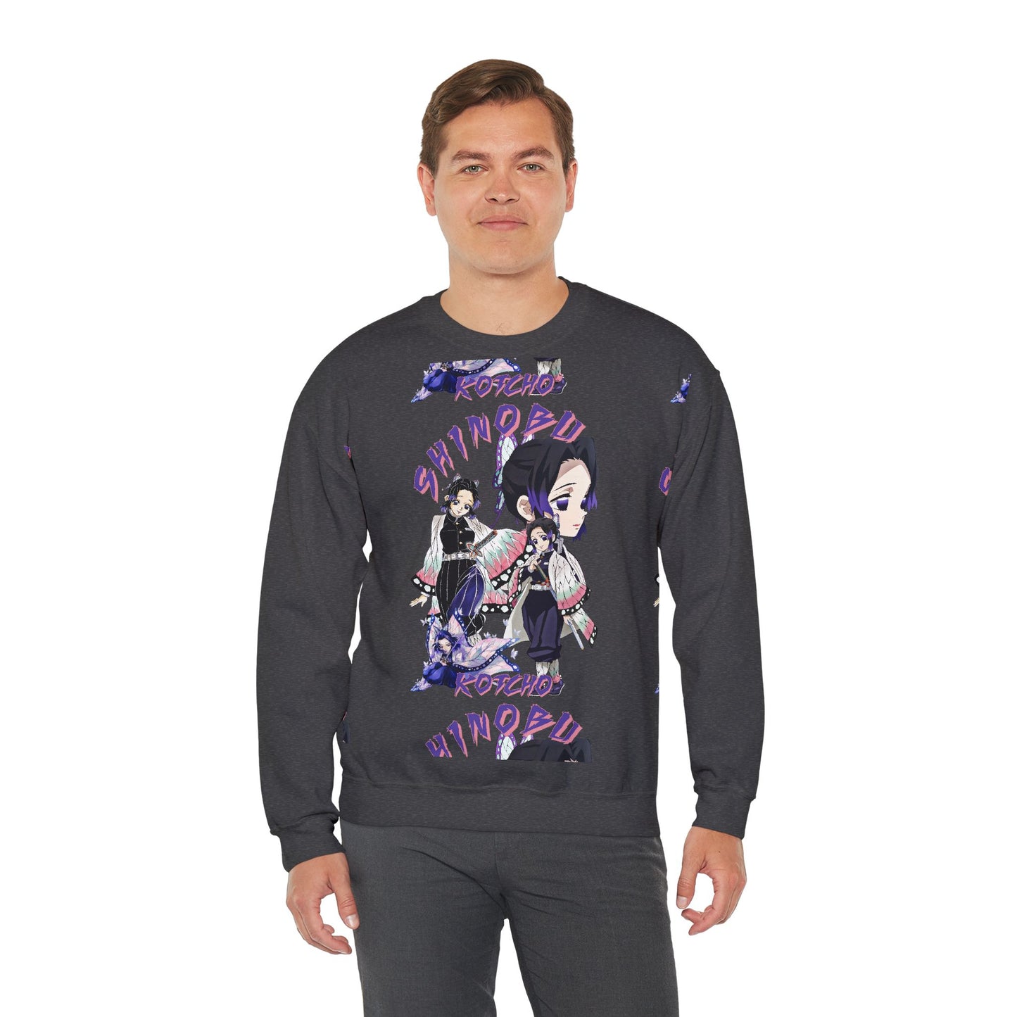 Shinobu Kocho Insect Hashira Crewneck | Anime-Inspired Streetwear