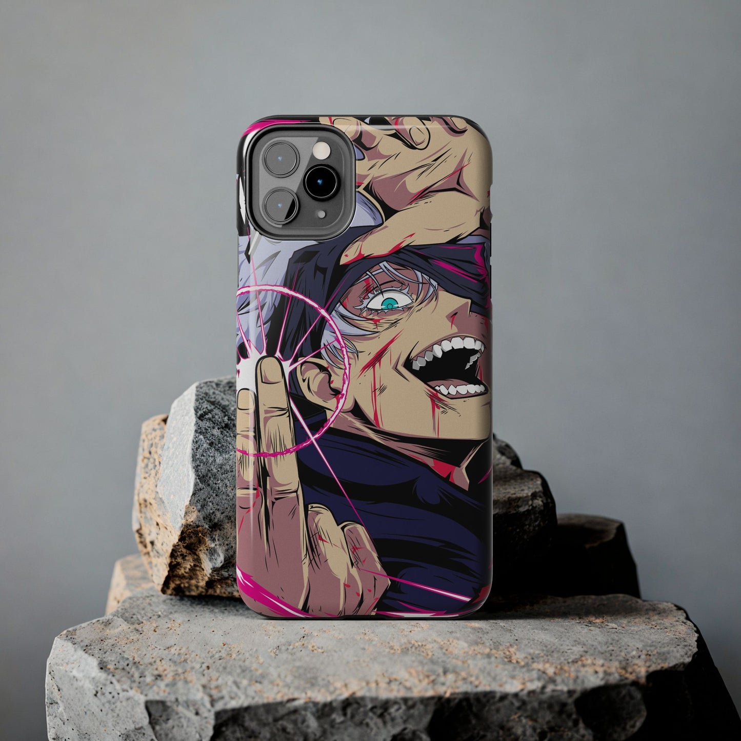 Satoru Gojo Phone Case | Reversal Red Anime-Inspired Protective Case | iPhone & Samsung Otaku Manga Cover