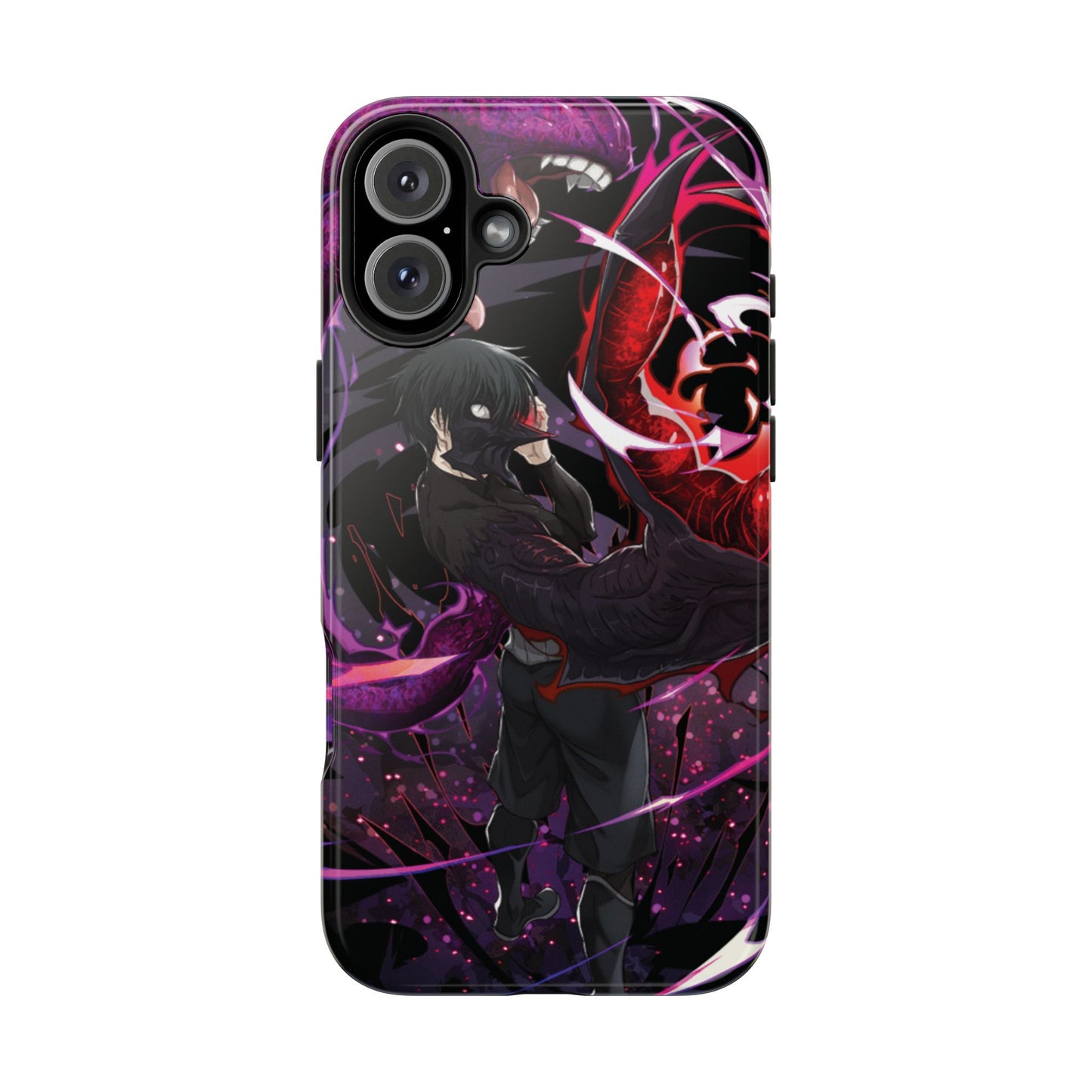 Ken Kaneki Chimera Kagune Double Layered Phone Case | Anime-Inspired Protective Case | Dark Otaku Phone Case for iPhone & Samsung