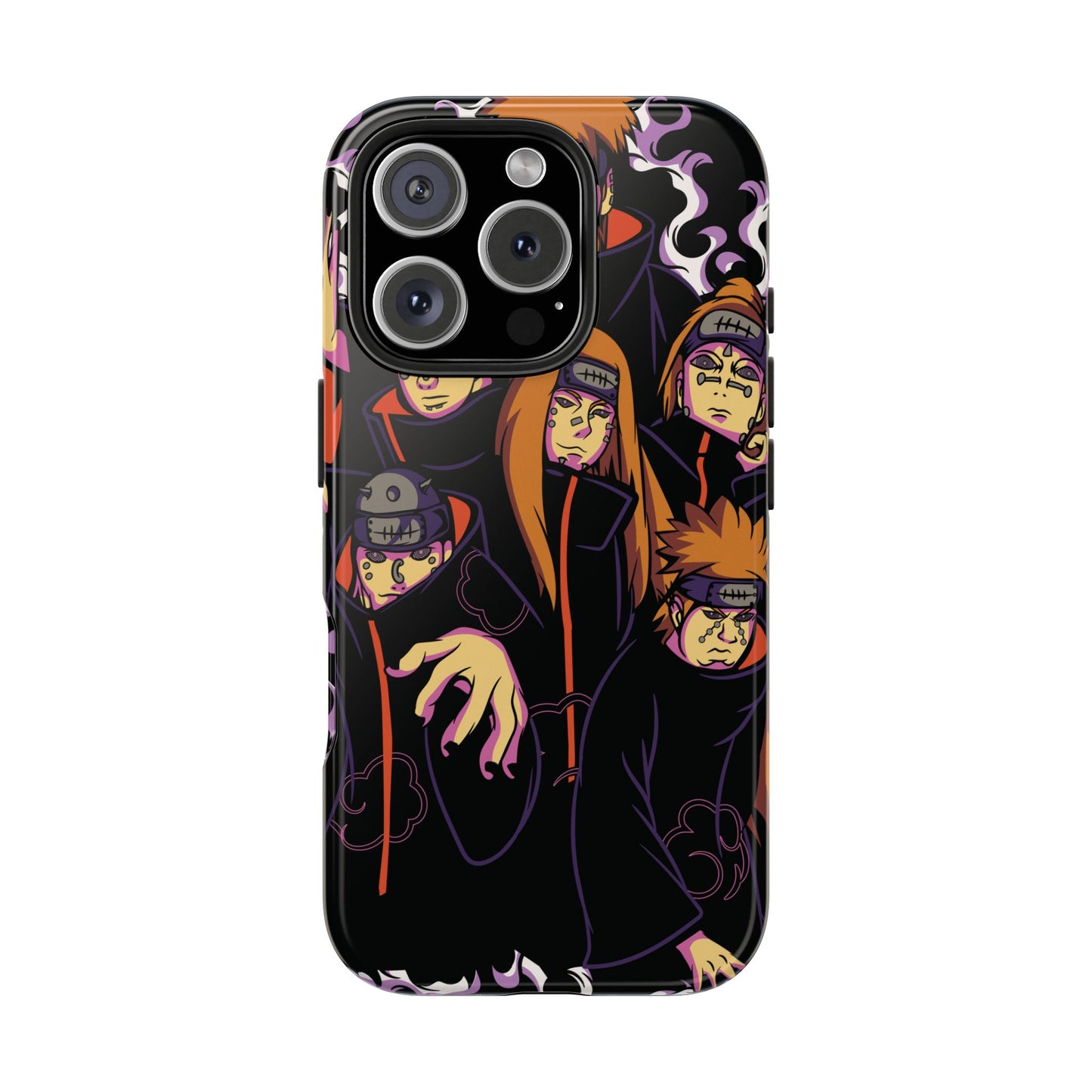 Akatsuki Six Paths of Pain Phone Case | Anime-Inspired Protective Case | Rinnegan Villain iPhone & Samsung Cover | Otaku Manga Case