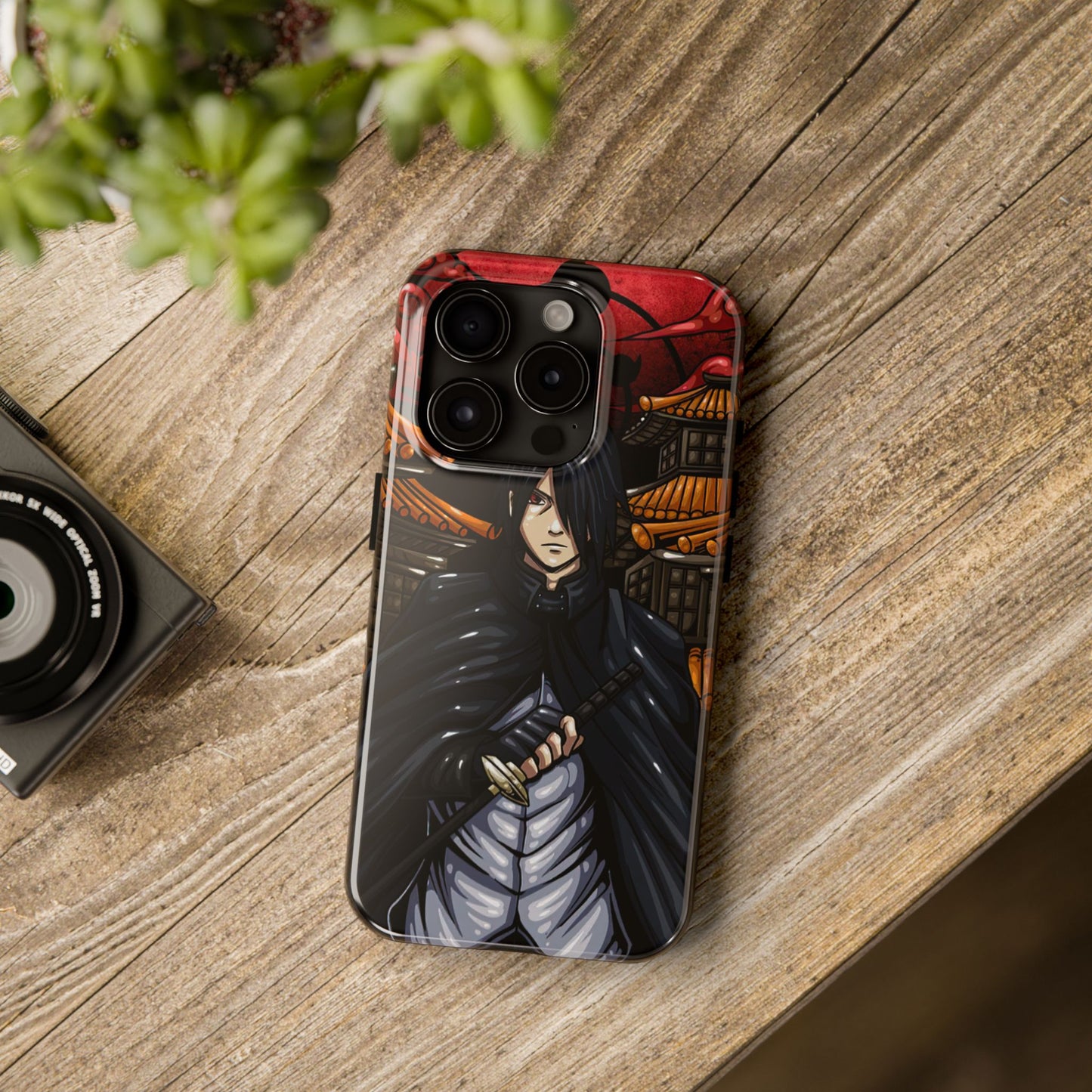 Sasuke Uchiha Infinite Tsukuyomi Phone Case | Anime-Inspired Protective Case | Mangekyo Sharingan Uchiha iPhone & Samsung Cover | Otaku Manga Case