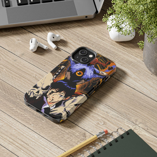 Aki x Future Devil Double Layered Phone Case | Chainsaw Man-Inspired Protective Anime Case