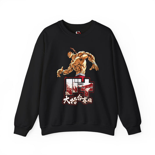 Baki Hanma “The Ogre’s Son” Unisex Heavy Crewneck | Baki Streetwear Sweatshirt