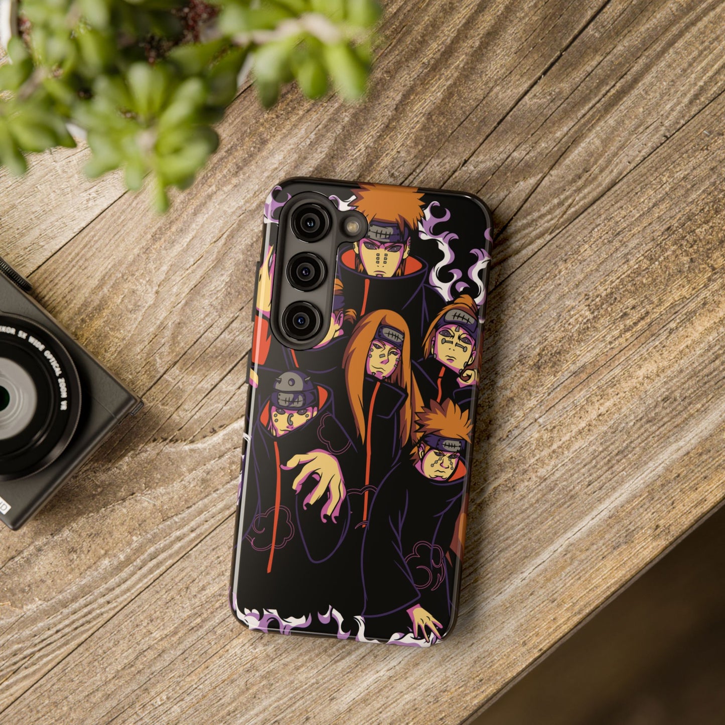 Akatsuki Six Paths of Pain Phone Case | Anime-Inspired Protective Case | Rinnegan Villain iPhone & Samsung Cover | Otaku Manga Case