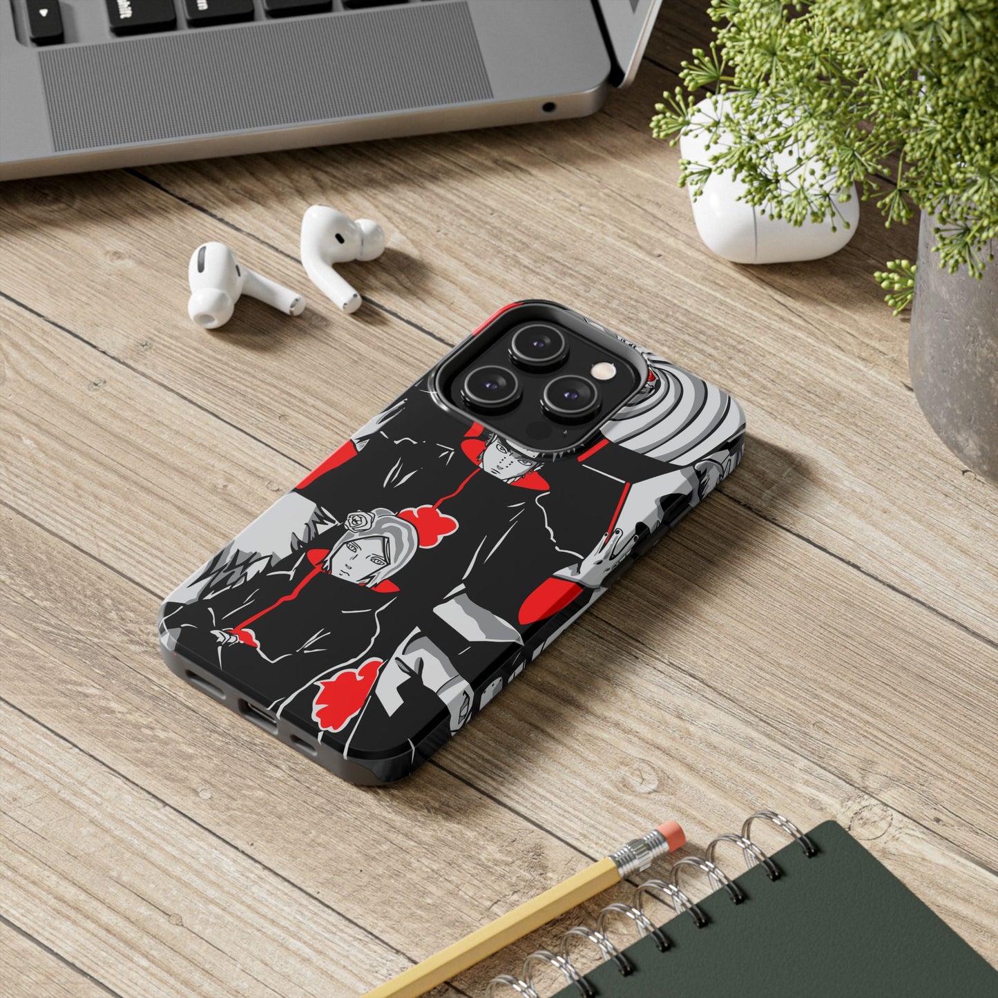 Akatsuki Phone Case | Anime-Inspired Protective Case | Double Layered iPhone & Samsung Cover | Otaku Manga Case