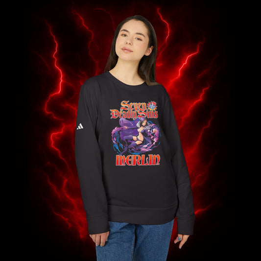 Boar Sin Of Gluttony Merlin Adidas Unisex Fleece Crewneck Sweatshirt