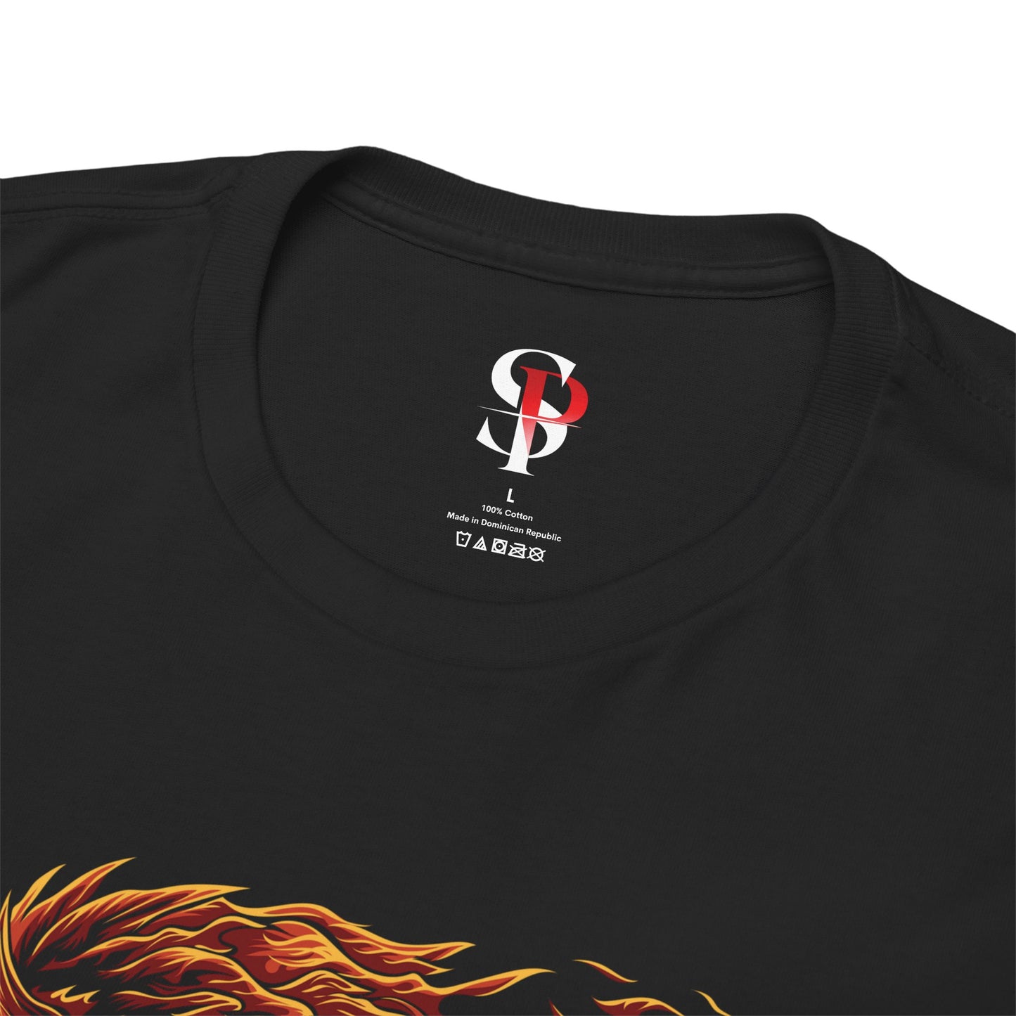 Genryūsai Yamamoto Flame Bankai Unisex Heavy Cotton T-Shirt | Bleach Anime Streetwear Tee
