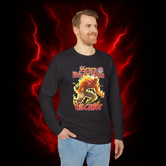 Lion Sin Of Pride Escanor Adidas Unisex Fleece Crewneck Sweatshirt