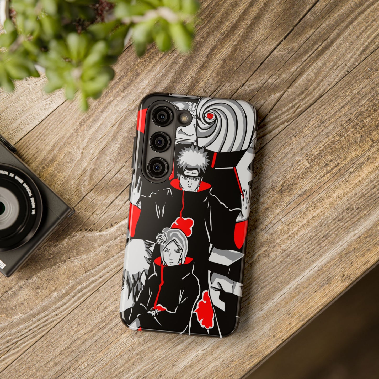 Akatsuki Phone Case | Anime-Inspired Protective Case | Double Layered iPhone & Samsung Cover | Otaku Manga Case