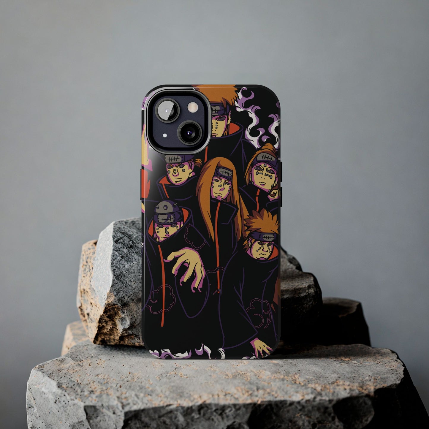 Akatsuki Six Paths of Pain Phone Case | Anime-Inspired Protective Case | Rinnegan Villain iPhone & Samsung Cover | Otaku Manga Case