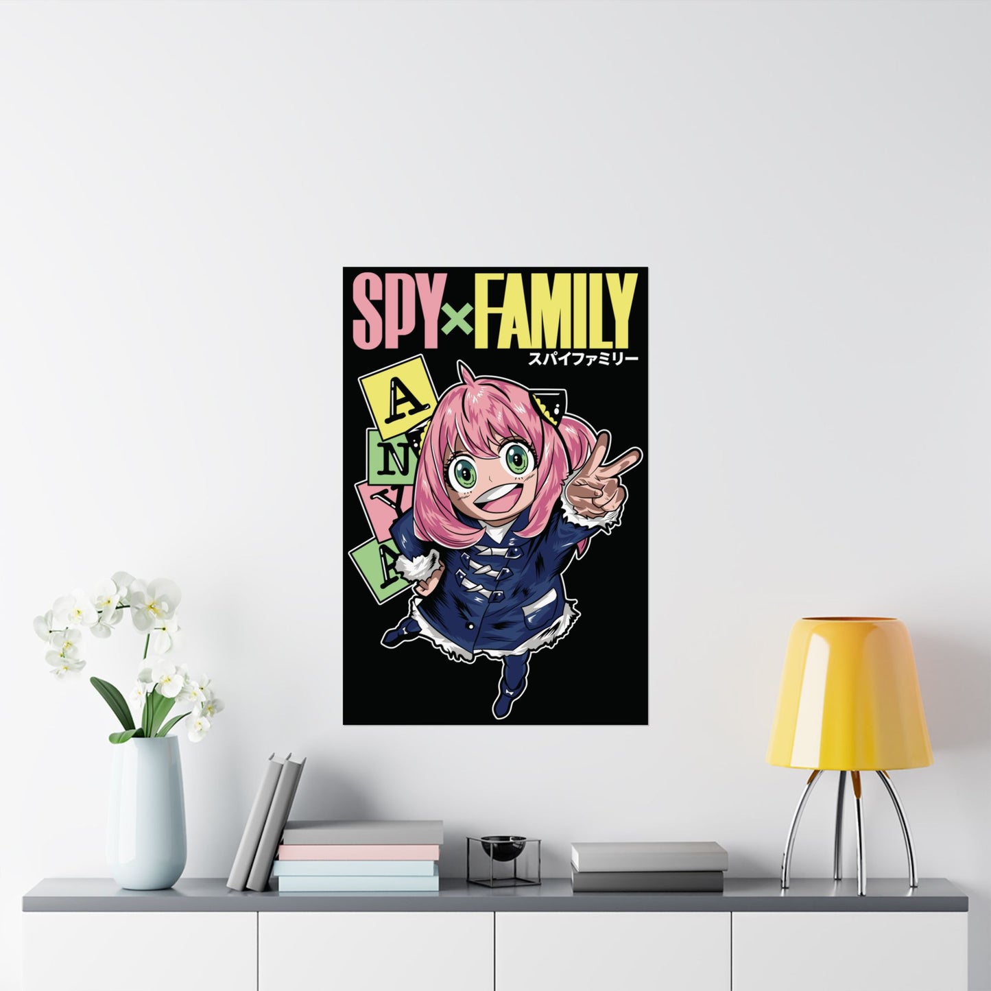 Anya Forger Matte Vertical Poster | Spy x Family Anime Wall Art