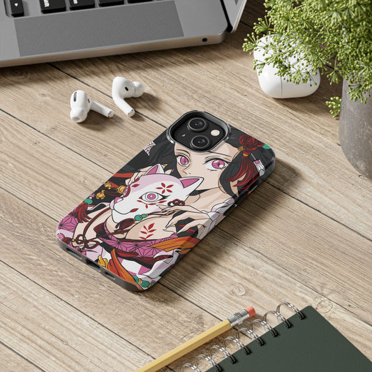 Demon Nezuko Anime Phone Case | Anime-Inspired Protective Cover | Double Layer Otaku Case