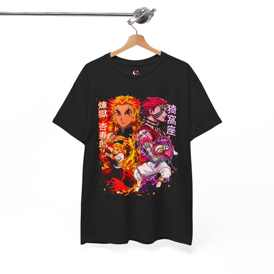 Rengoku vs Akaza T-Shirt | Demon Slayer Battle Anime Tee