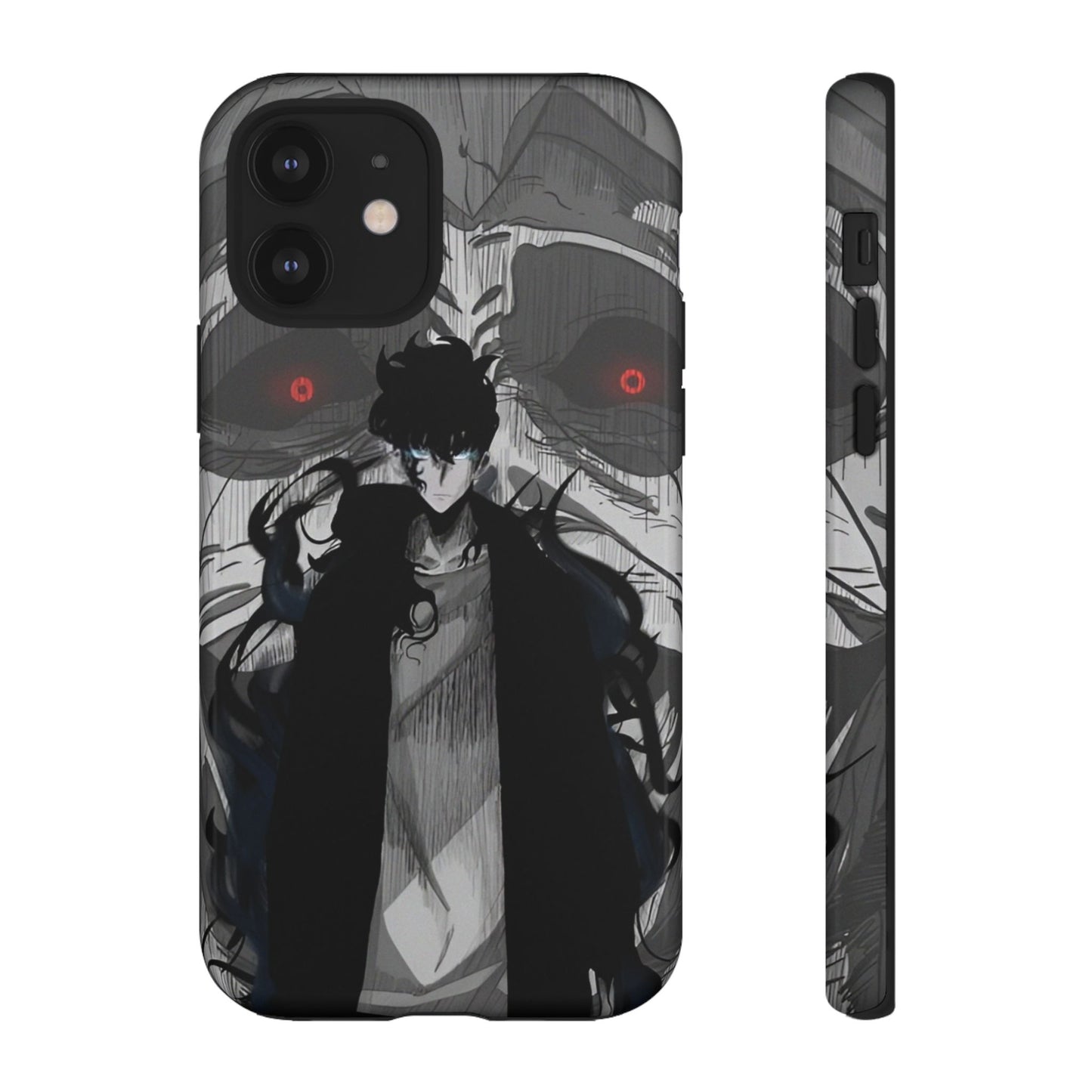 Sung Jin-Woo Monarch’s Rise Double Layered Phone Case | Shadow Monarch Anime-Inspired Protective Case for iPhone & Samsung