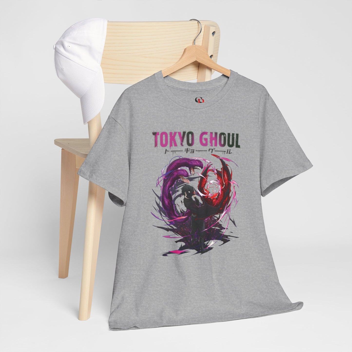 Ken Kaneki Chimera Kagune Unisex Heavy Cotton T-Shirt | Tokyo Ghoul Anime Graphic Tee