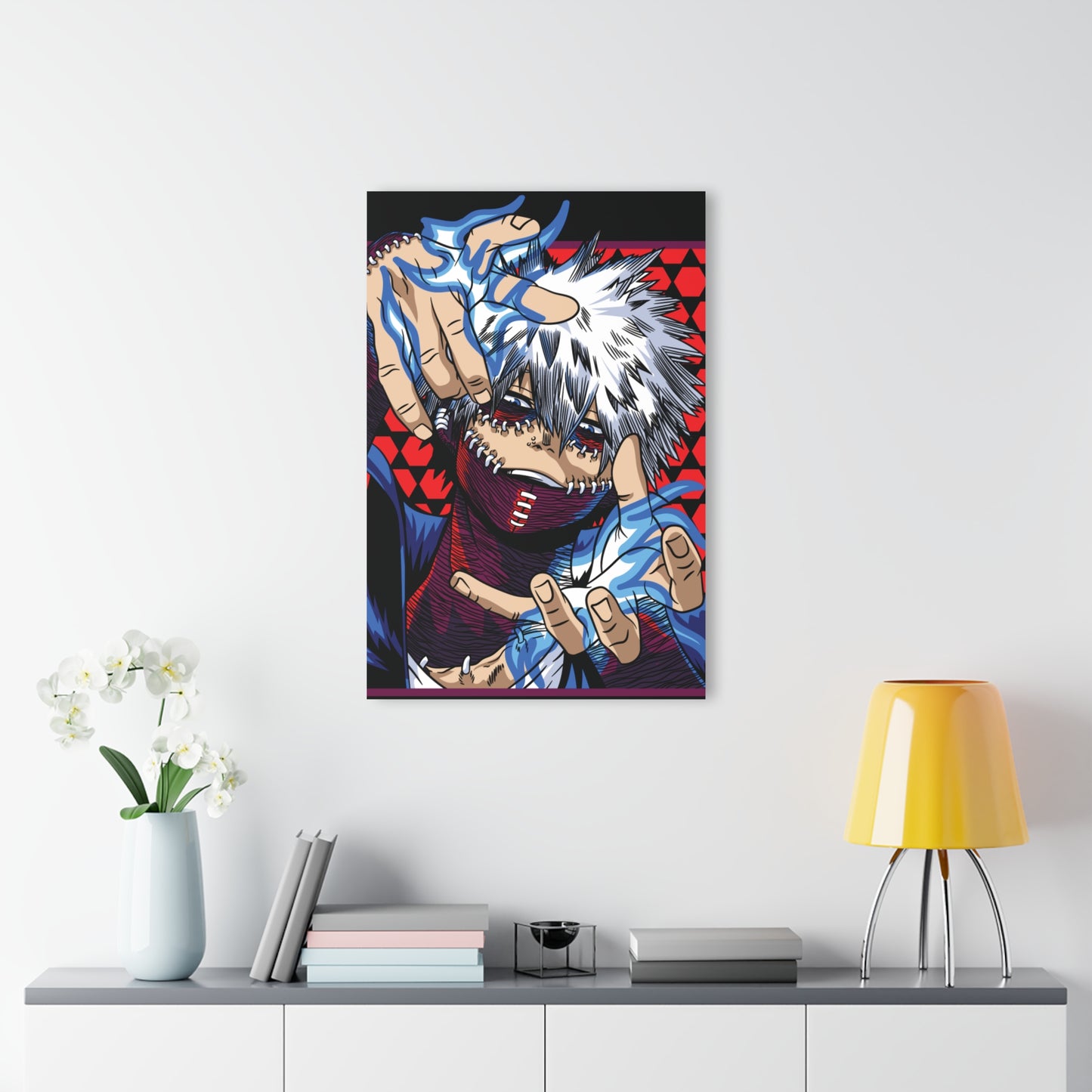 Dabi Blue Flames Acrylic Print