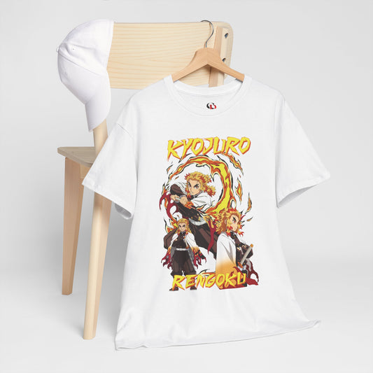 Kyojuro Rengoku Flame Hashira T-Shirt | Demon Slayer Anime Streetwear Tee