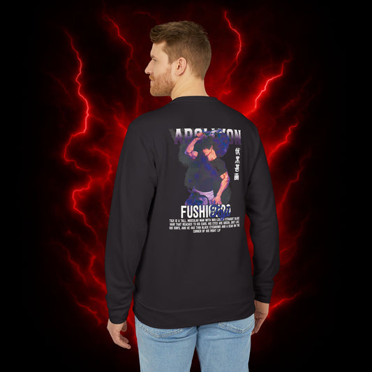 Sorcerer Killer Toji Fushiguro II Adidas Unisex Fleece Crewneck Sweatshirt