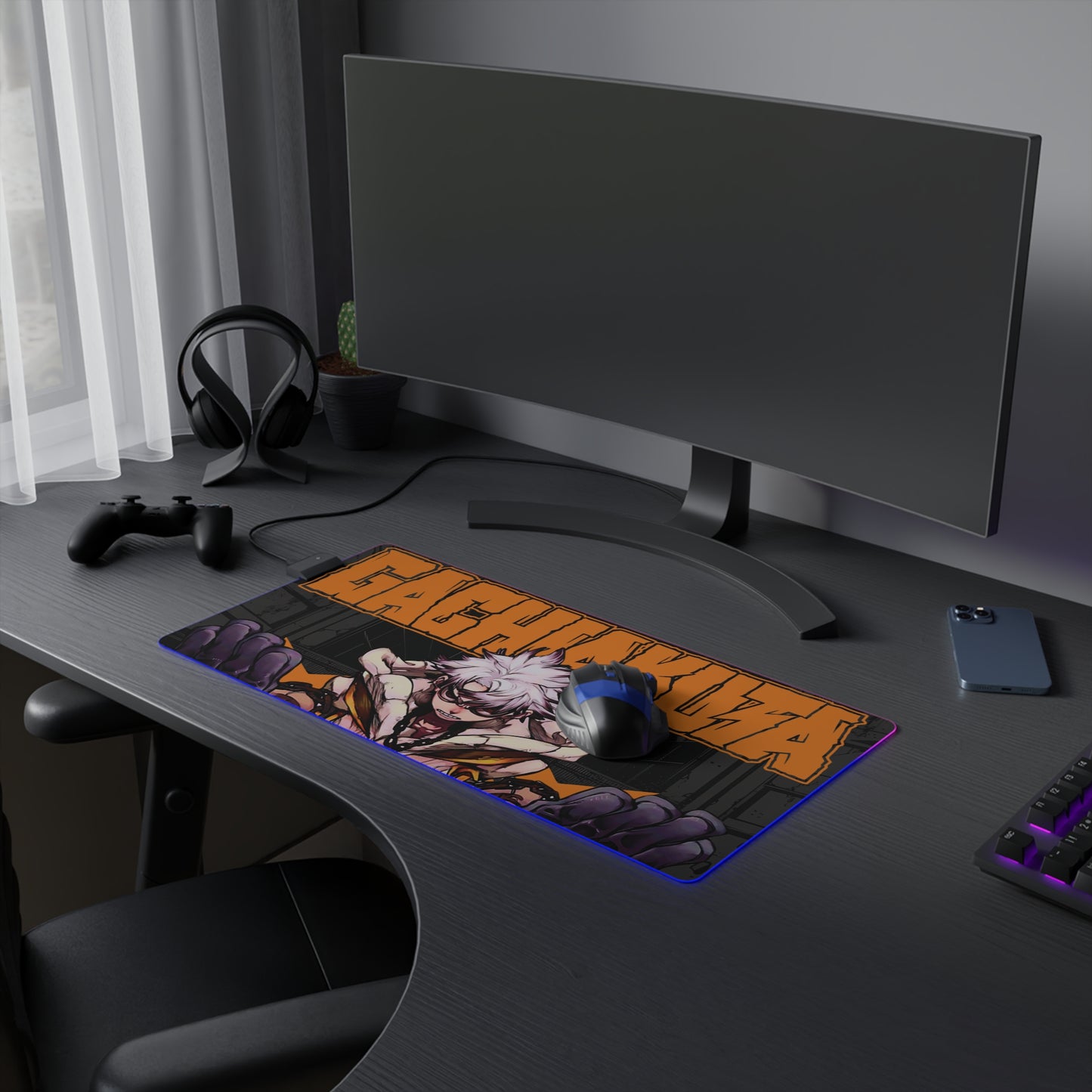 Rudo Surebrec III LED Gaming Mouse Pad | Anime-Inspired Desk Mat