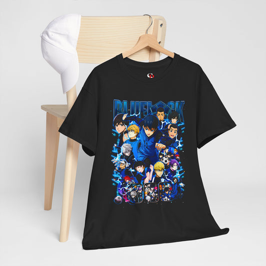 Blue Lock “Ego Strikers” Unisex Heavy Cotton T-Shirt | Anime Soccer Streetwear Tee