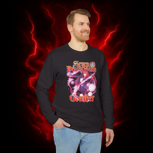 Goat Sin Of Lust Gowther Adidas Unisex Fleece Crewneck Sweatshirt