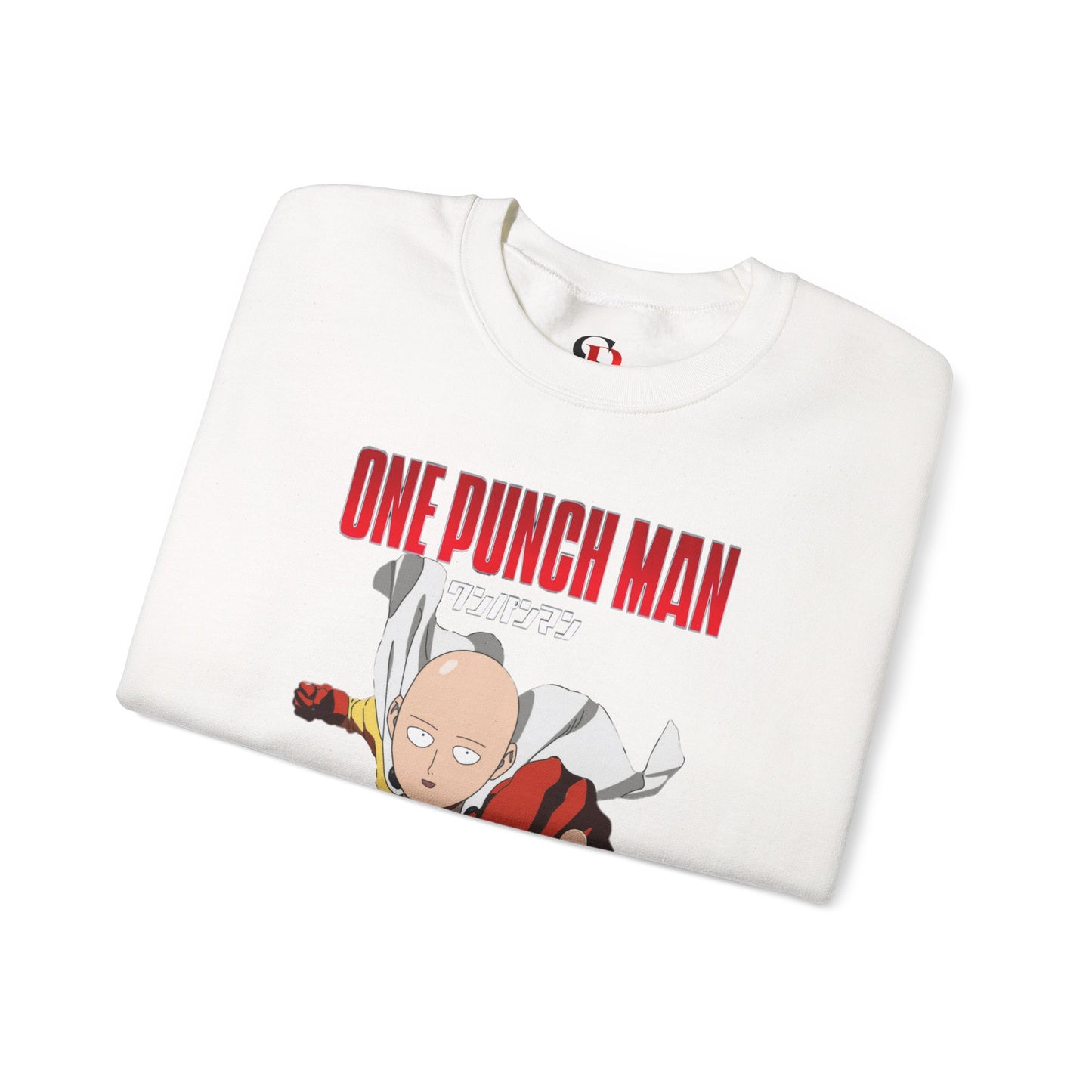 Saitama Anime Crewneck | Unisex Heavy Cotton Anime-Inspired Streetwear Sweatshirt | Manga Graphic Apparel