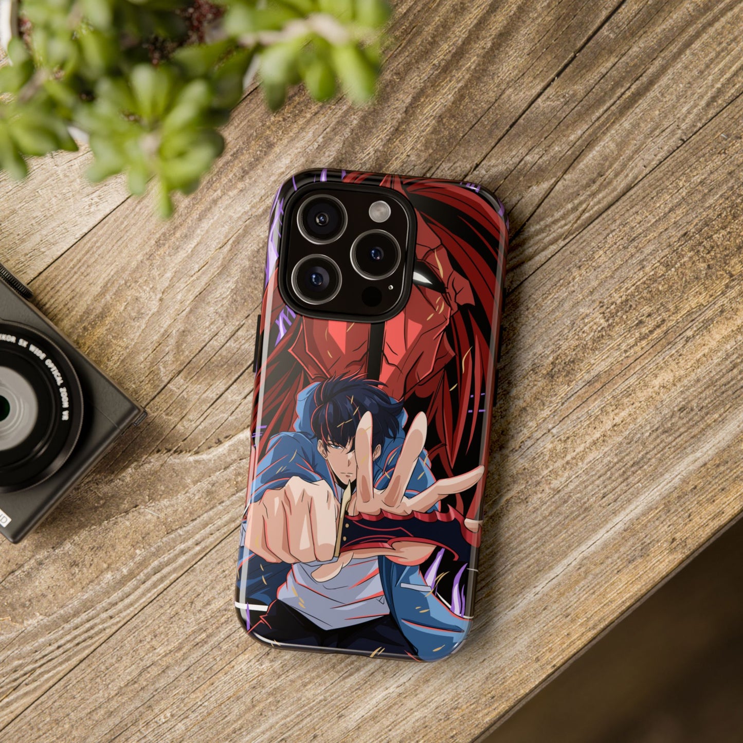 Sung Jin-Woo Igris’ Command Double Layered Phone Case | Shadow Army Anime-Inspired Protective Case for iPhone & Samsung