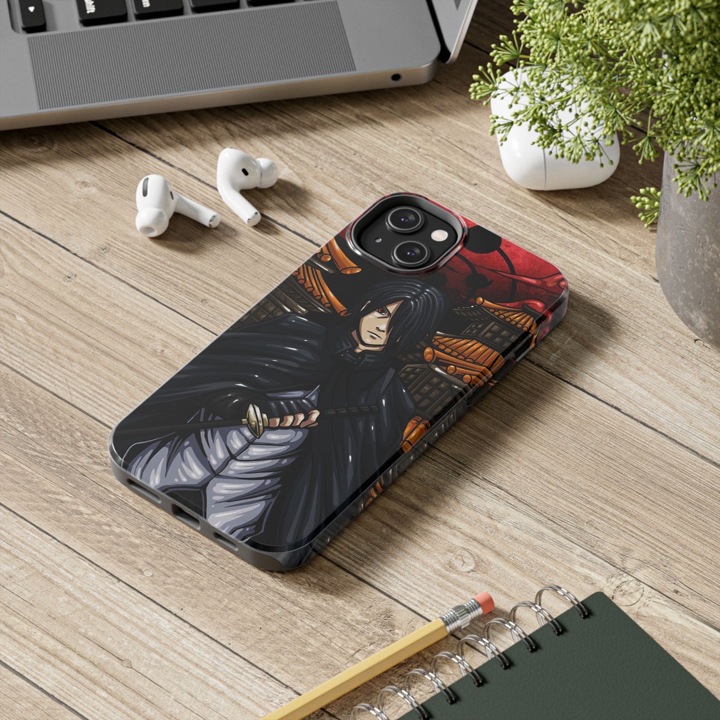 Sasuke Uchiha Infinite Tsukuyomi Phone Case | Anime-Inspired Protective Case | Mangekyo Sharingan Uchiha iPhone & Samsung Cover | Otaku Manga Case