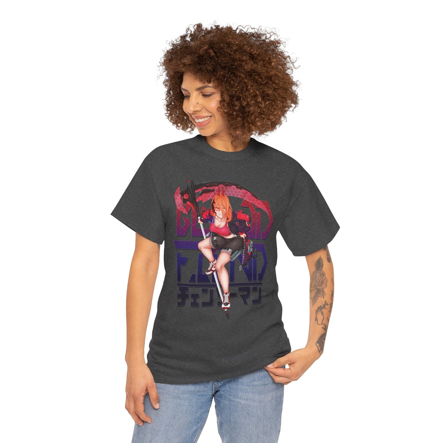 Blood Fiend Power III Unisex Heavy Cotton T-Shirt | Anime-Inspired Streetwear Tee