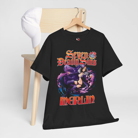 Boar Sin Of Gluttony Merlin Unisex Heavy Cotton T-Shirt