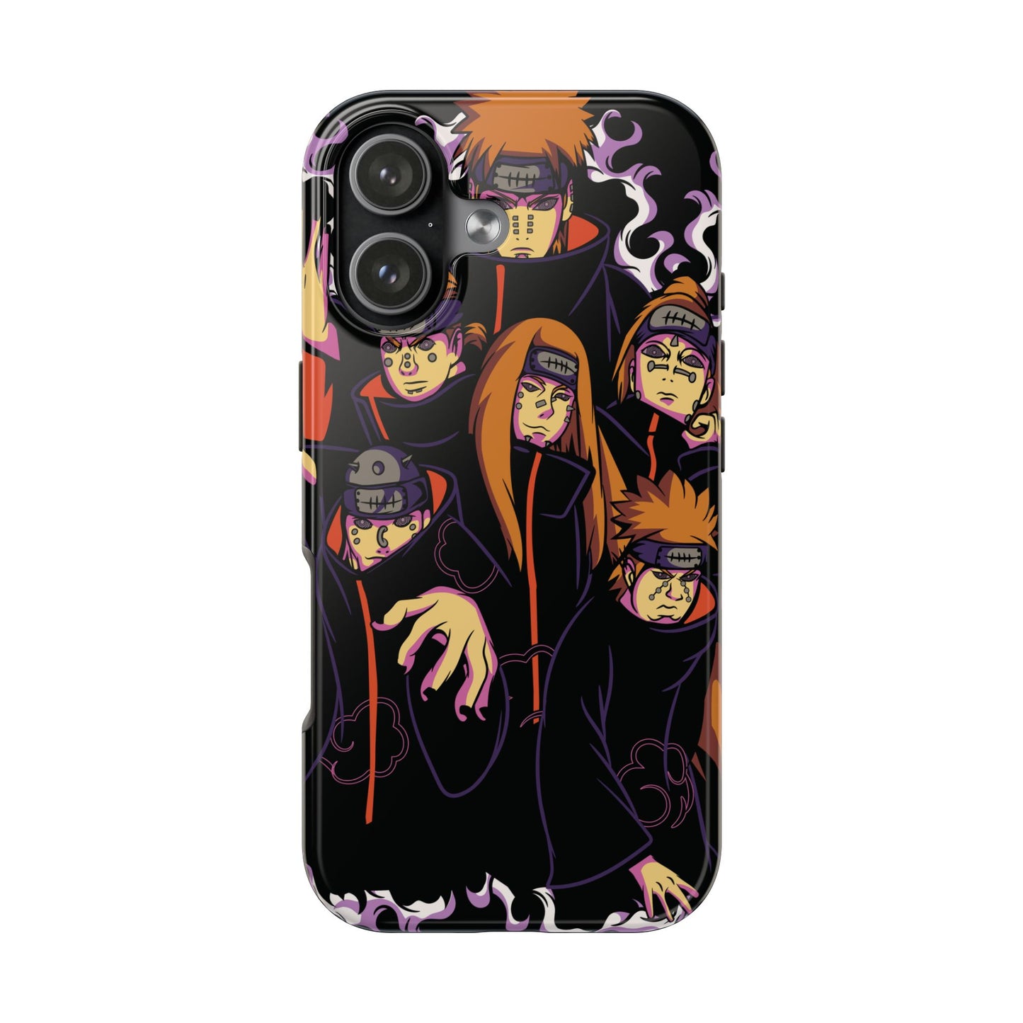 Akatsuki Six Paths of Pain Phone Case | Anime-Inspired Protective Case | Rinnegan Villain iPhone & Samsung Cover | Otaku Manga Case