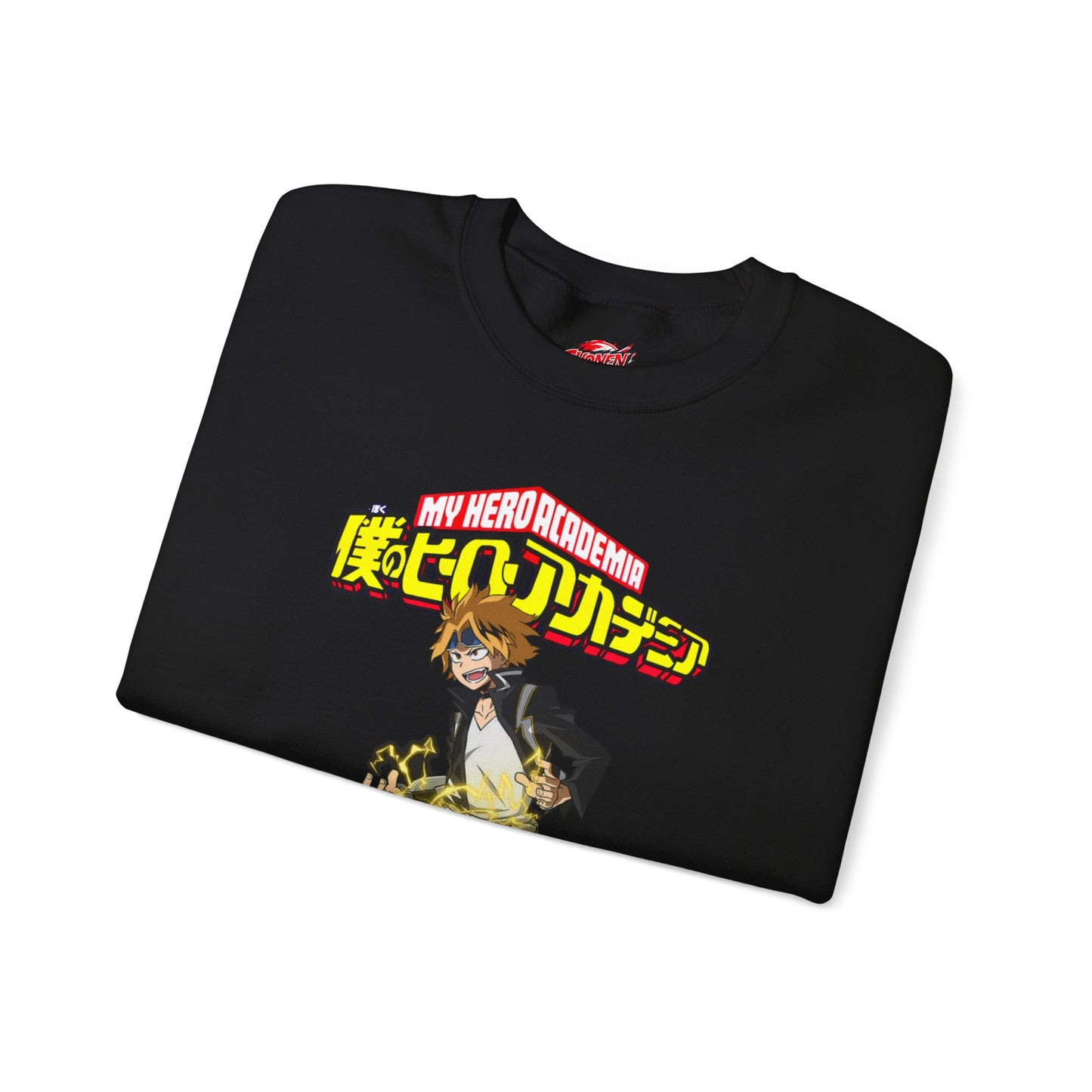 Denki Kaminari Crewneck Sweatshirt | Anime-Inspired Graphic Sweater | Electric Hero Streetwear | Otaku Manga Unisex Pullover
