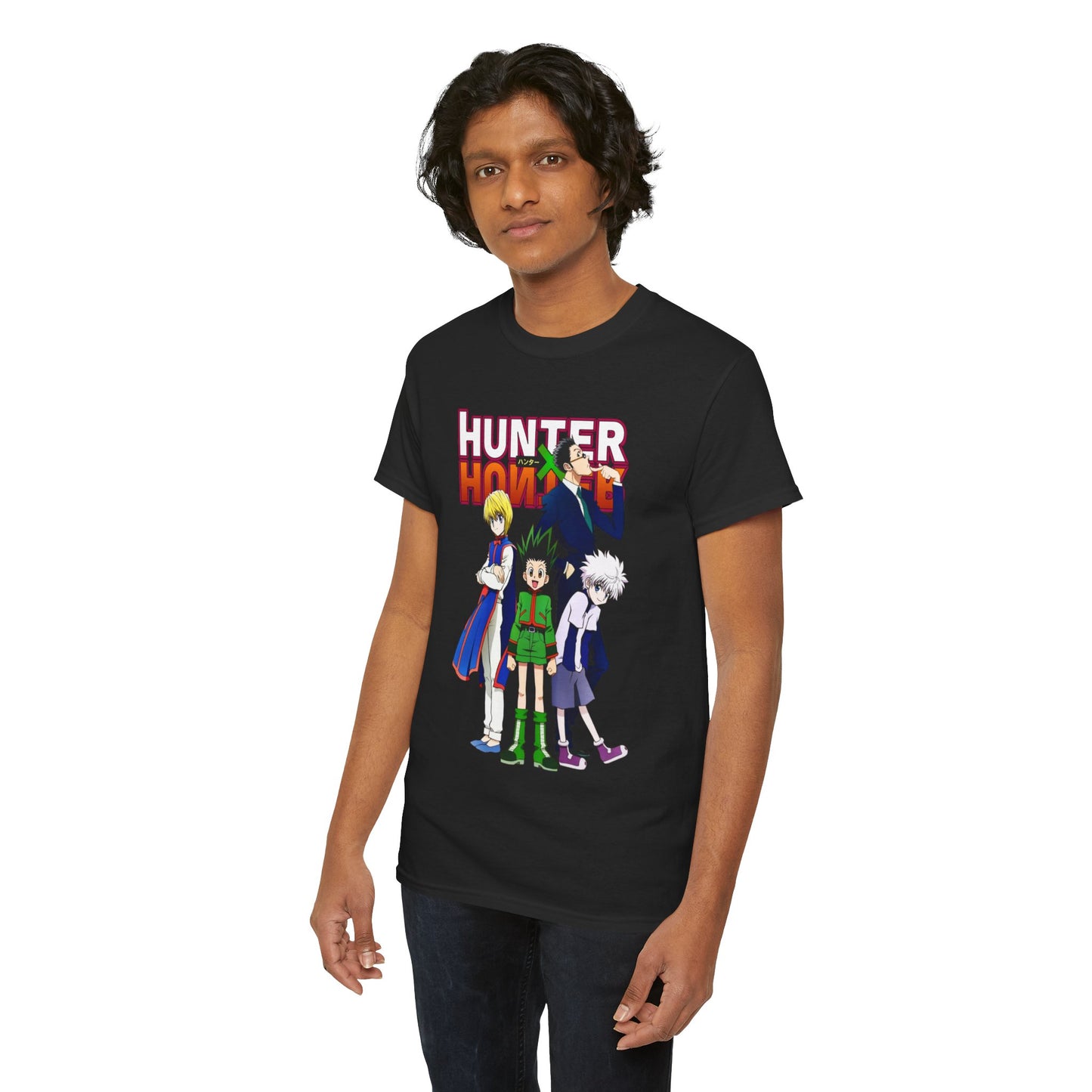 Gon’s Core Group Unisex Heavy Cotton T-Shirt | Anime-Inspired Streetwear Graphic Tee
