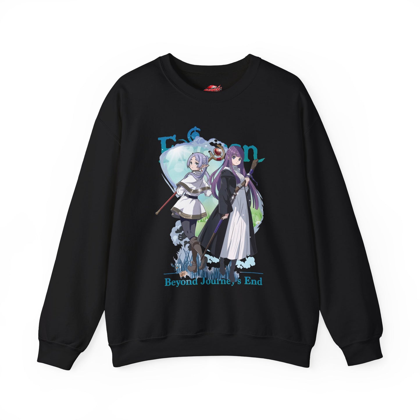 Frieren & Fern Unisex Heavy Blend Crewneck Sweatshirt Anime-Inspired Streetwear