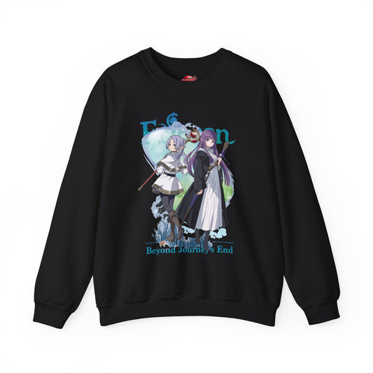 Frieren & Fern Unisex Heavy Blend Crewneck Sweatshirt Anime-Inspired Streetwear