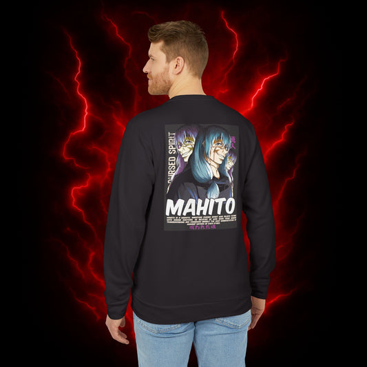 Cursed Spirit Mahito II Adidas Unisex Fleece Crewneck Sweatshirt