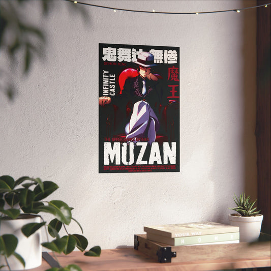 Muzan Kibutsuji Poster | Demon King Infinity Castle Wall Art