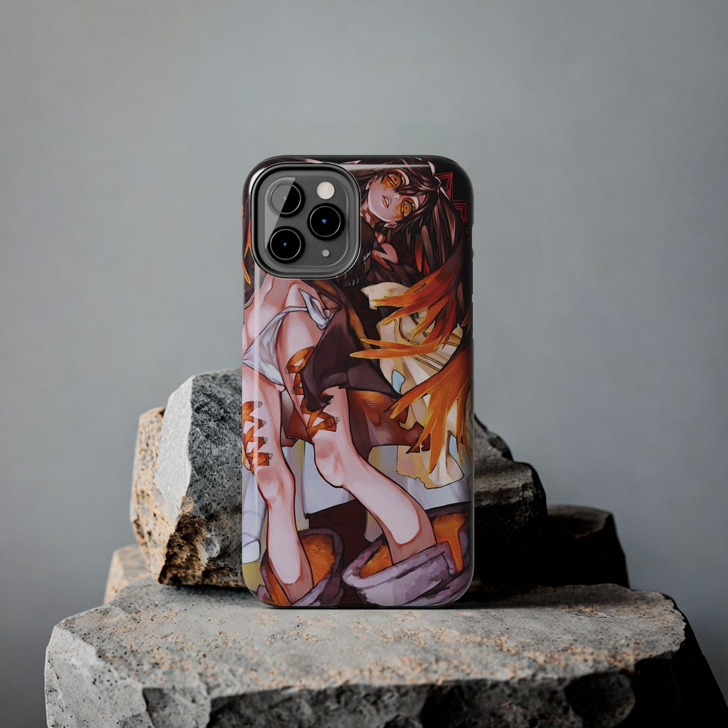 Amo Empool Personalizable Double Layered Phone Case | Anime-Inspired Protective Case for IPhone & Samsung