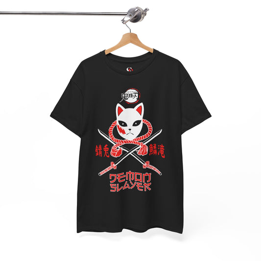 Kitsune Mask T-Shirt | Demon Slayer Anime Streetwear Tee