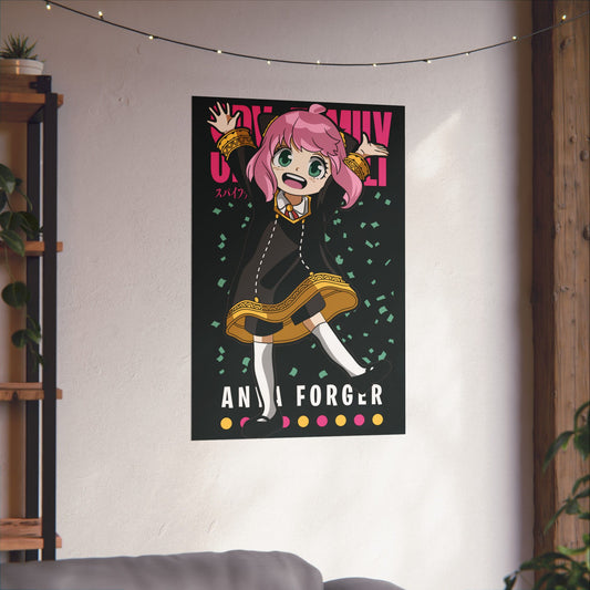 Anya Forger II Matte Vertical Poster | Anime-Inspired Wall Art