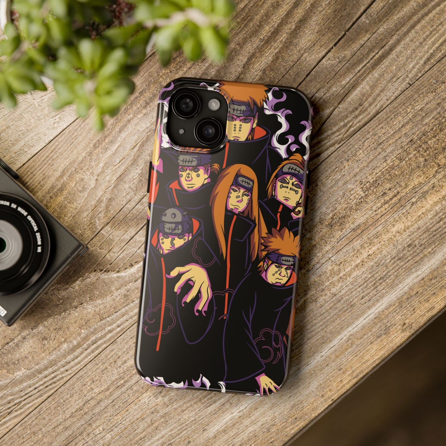 Akatsuki Six Paths of Pain Phone Case | Anime-Inspired Protective Case | Rinnegan Villain iPhone & Samsung Cover | Otaku Manga Case