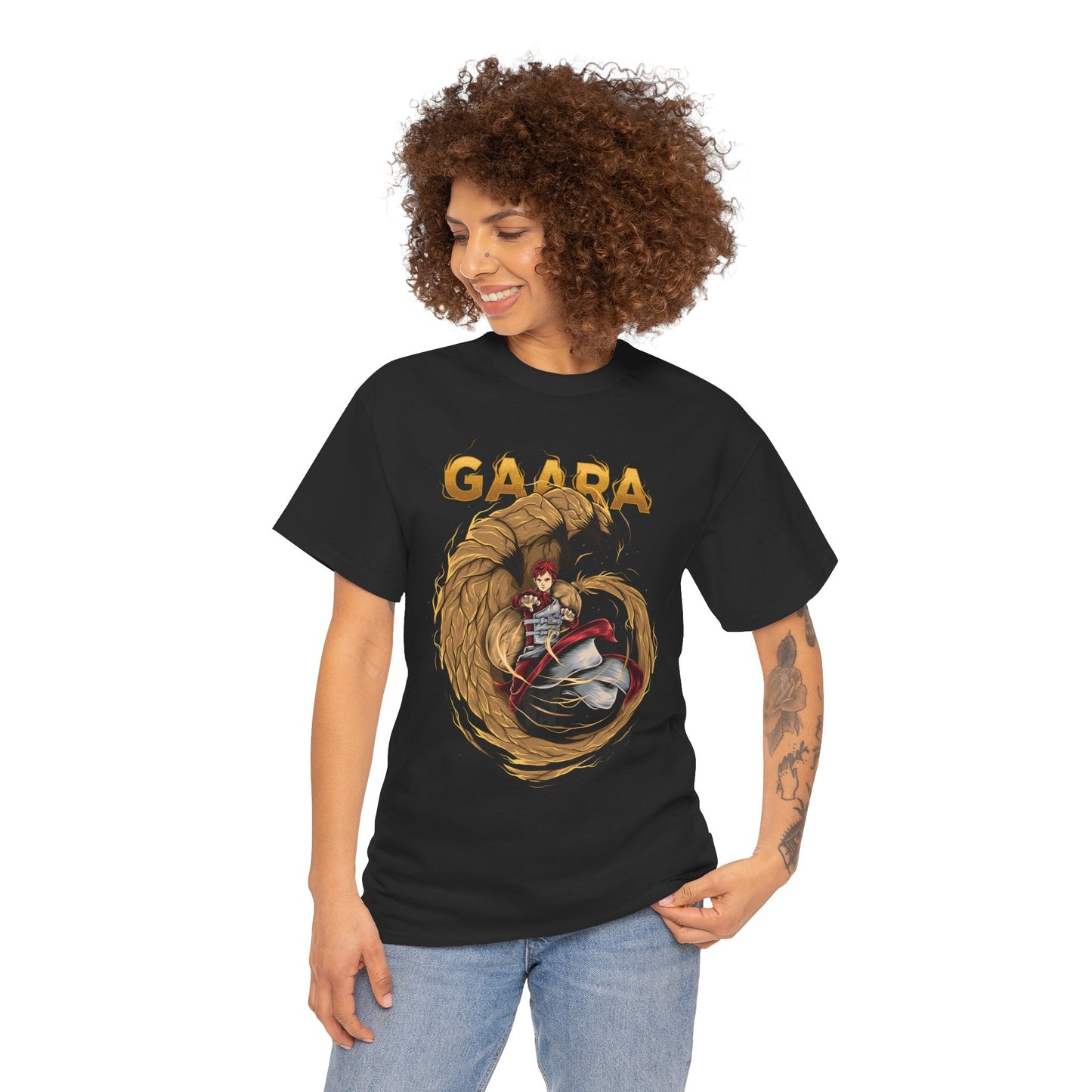 Gaara “Sand Coffin” Unisex Heavy Cotton T-Shirt | Naruto Streetwear Tee