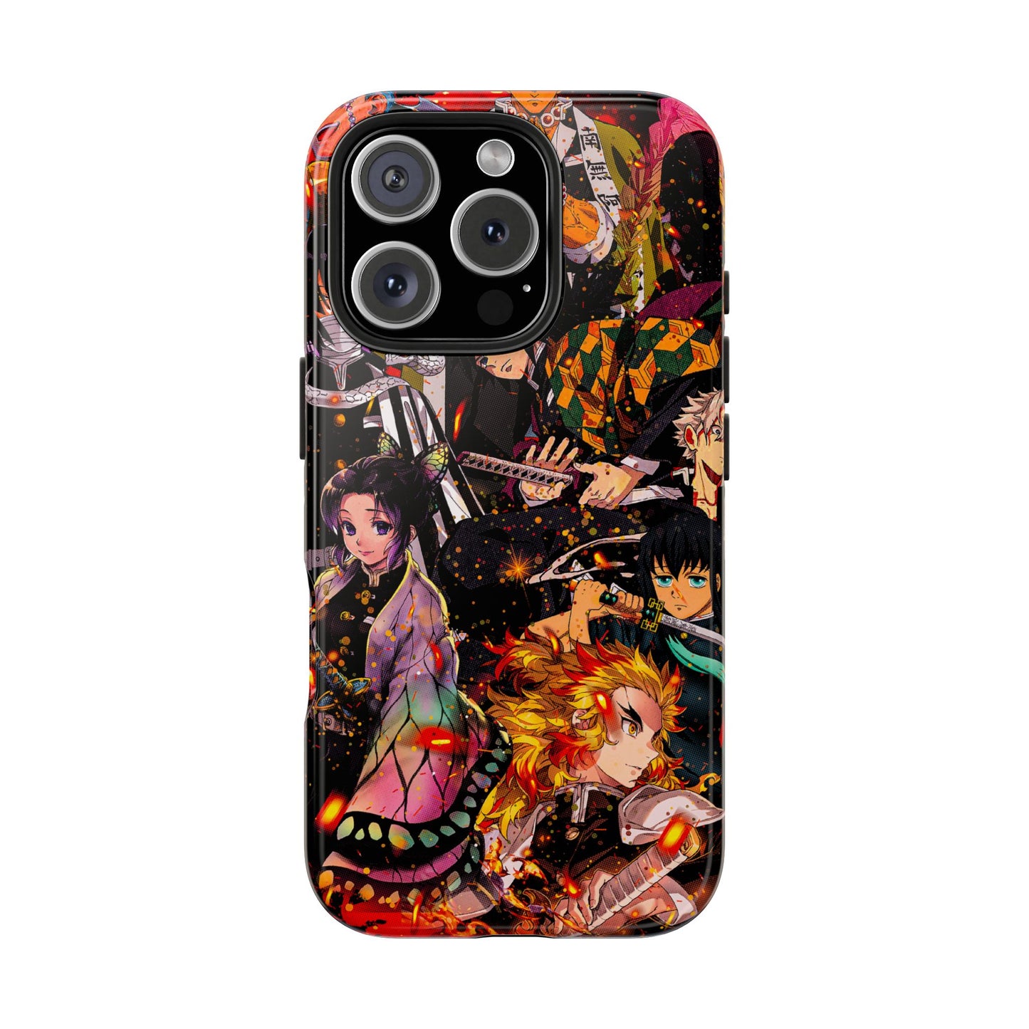 Hashira Collage Anime Phone Case | Anime-Inspired Protective Cover | Double Layer iPhone & Samsung Case