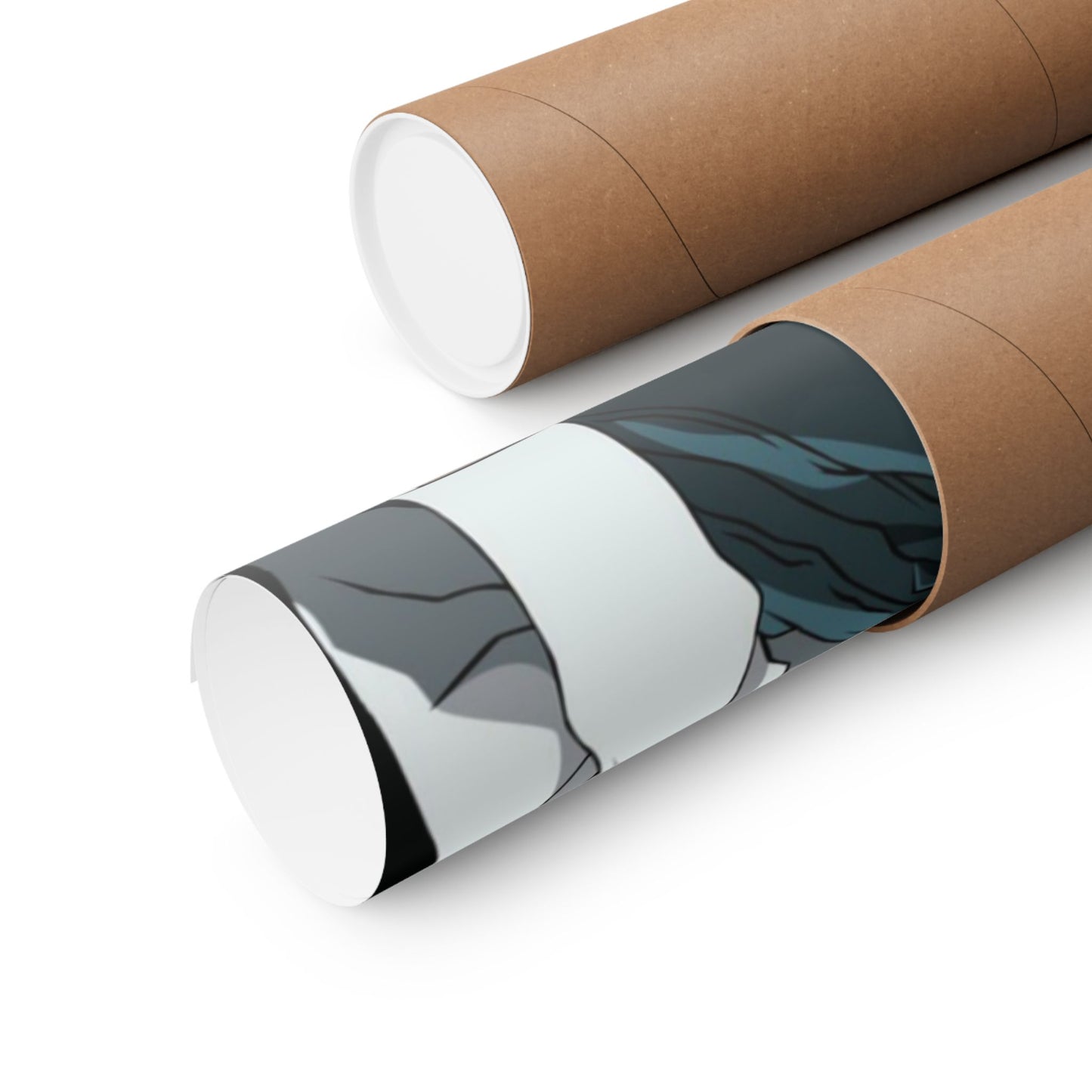 Light vs L Ultimate Showdown Matte Vertical Poster | Anime-Inspired Wall Art