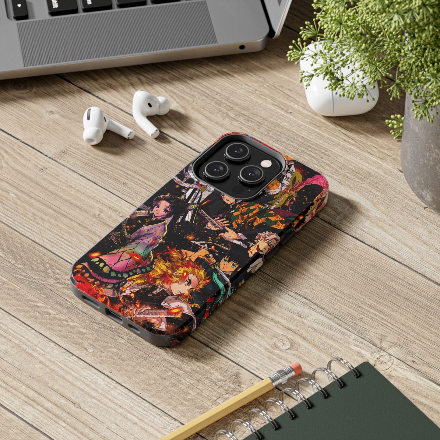 Hashira Collage Anime Phone Case | Anime-Inspired Protective Cover | Double Layer iPhone & Samsung Case