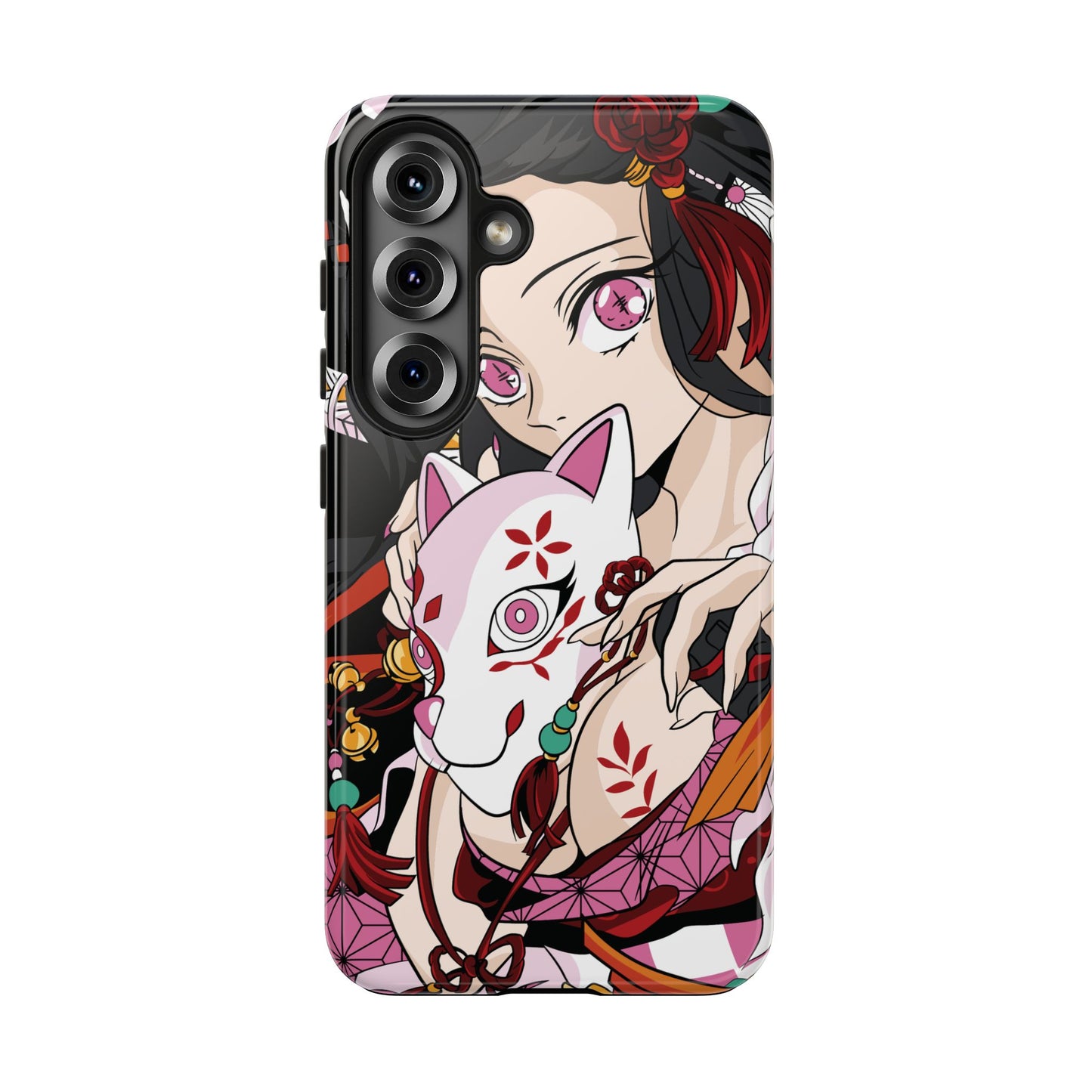 Demon Nezuko Anime Phone Case | Anime-Inspired Protective Cover | Double Layer Otaku Case