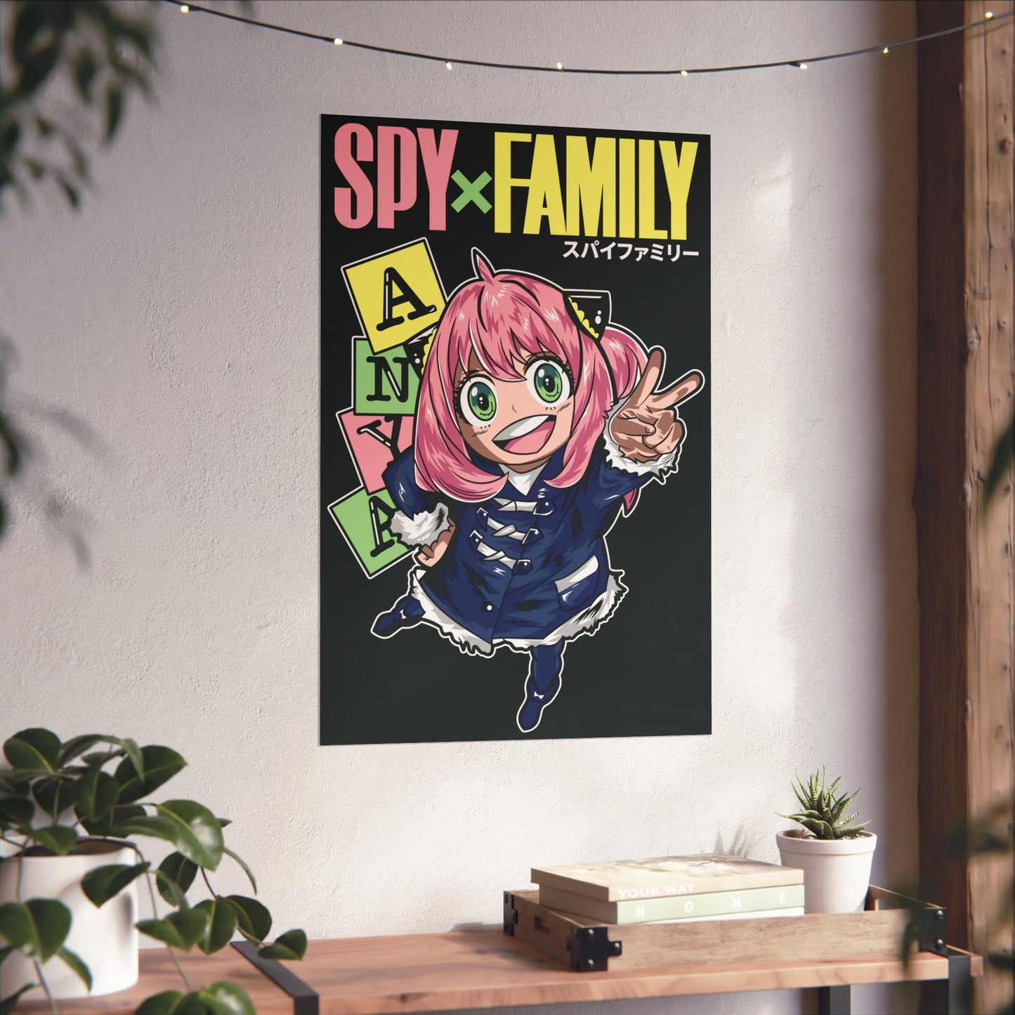 Anya Forger Matte Vertical Poster | Anime-Inspired Wall Art