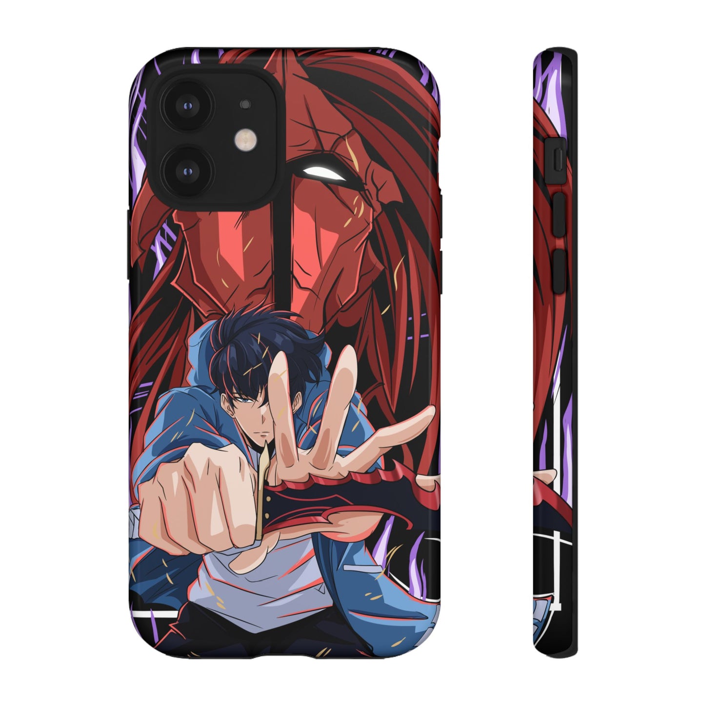 Sung Jin-Woo Igris’ Command Double Layered Phone Case | Shadow Army Anime-Inspired Protective Case for iPhone & Samsung