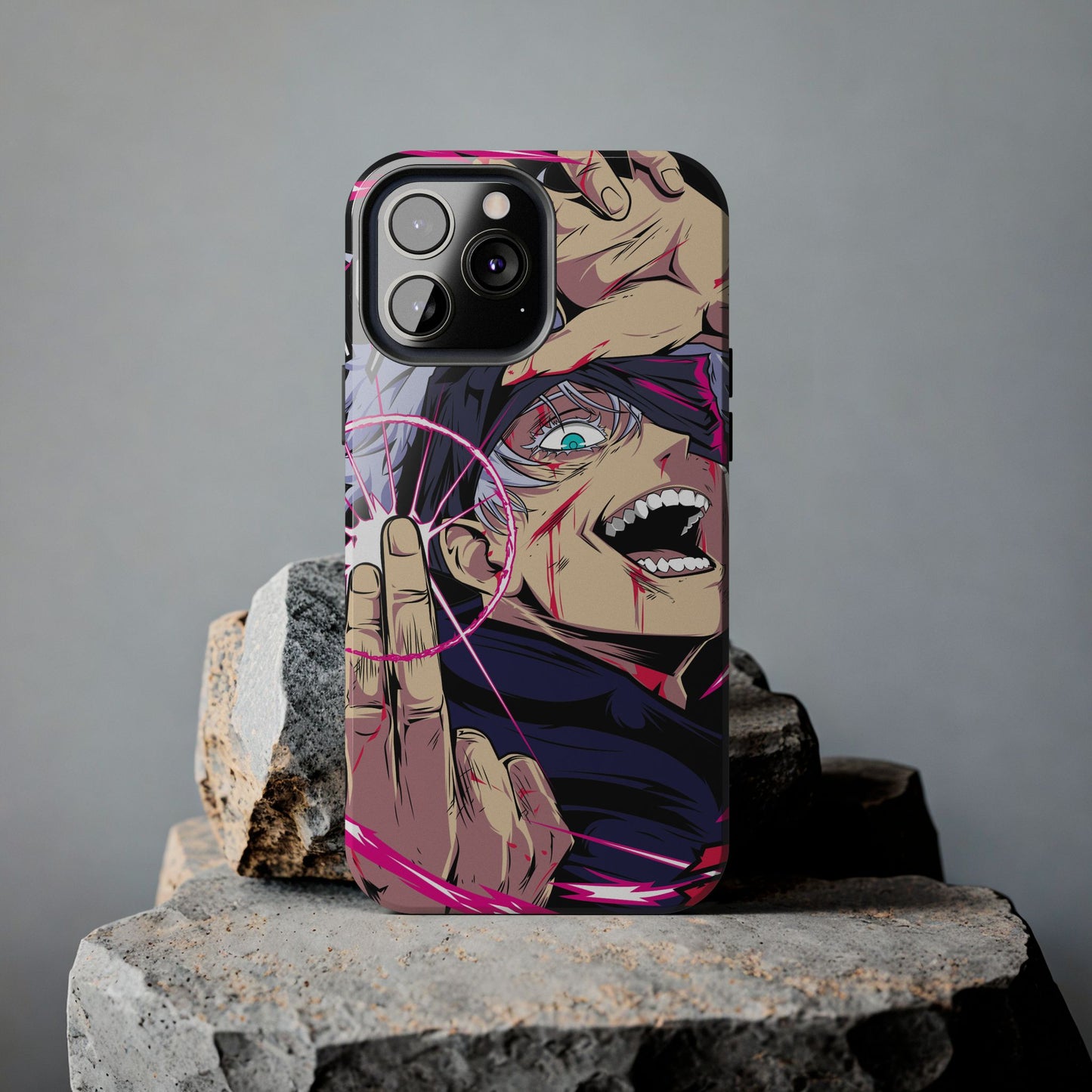 Satoru Gojo Phone Case | Reversal Red Anime-Inspired Protective Case | iPhone & Samsung Otaku Manga Cover